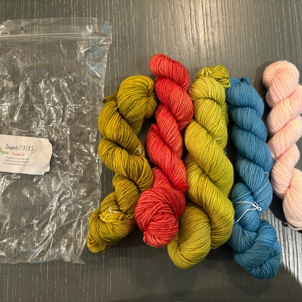Dragonfly Fibers Gradient Yarn Set